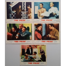 The Prize - Original 1963 Studio Issued  MGM Lobby Cards x 5